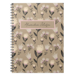 Blozende bloemenjournal | Moderne botanische  Notitieboek