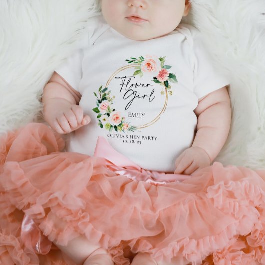 Blozende bloemenkrans bloemenmeisje T-shirt