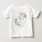 Blozende bloemenkrans bloemenmeisje T-shirt (Voorkant)