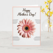 Blozende bloemenpapierkaart kaart (Gele Bloem)