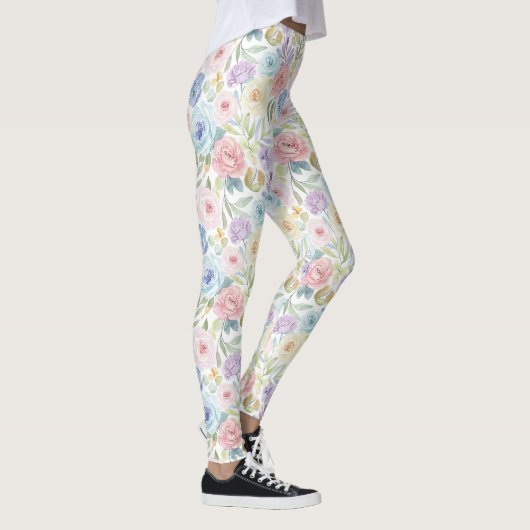 Blozende bloemenprint leggings (Rechts)