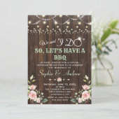 Blozende bloemenslingers voor na je BBQ Kaart (Staand voorkant)