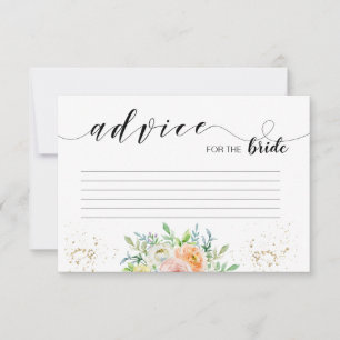 Blozende bloemige advies voor de bruid aquarel