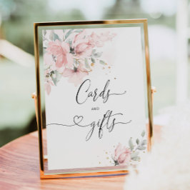 Blozende bloemkaarten en cadeaus Poster