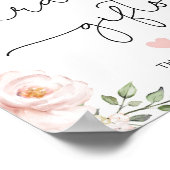 Blozende bloemkaarten en cadeaus poster (Hoek)