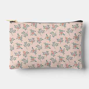 Blozende Bloemmotief in Thee Groen Botanisch Patro Etui