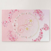 Blozende Bloesemzegen – Zachte Bloemen Legpuzzel (Horizontaal)