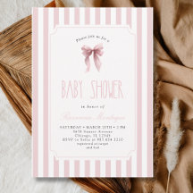 Blozende Boog Vintage Blush Roze Gestreepte Baby S