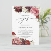 Blozende bordeauxroze mauve bloemen pioenrozen Ze  Kaart (Staand voorkant)