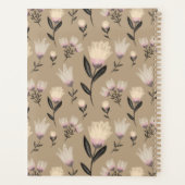 Blozende Botanische Moderne Bloemen Planner (Achterkant)
