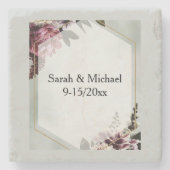 Blozende Botanische Stenen Onderzetter (Voorkant)