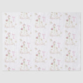 Blozende Bruid in Bruid in Bloei Te Zijn Tissuepapier (Voorkant)