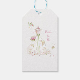 Blozende Bruid in Bruid in wording Bloeiende Bruil Cadeaulabel
