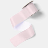 Blozende Bruid Roze Effen Kleur Satijnen Lint (Achterkant)