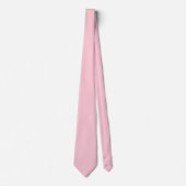 Blozende Bruid Roze Effen Kleur Stropdas (Voorkant)