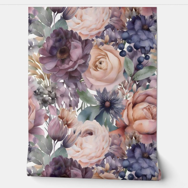 Blozende Bruidsballet Botanisch Behang (Afrollen)