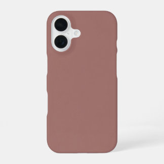 Blozende Bruine Esthetische Cacaorozekleurige Hoes iPhone 16 Hoesje