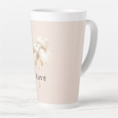 Blozende Crème Harten Ballonnen Liefde Latte Mok (Rechterhoek)