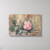 Blozende Gratie Roos Canvas Afdruk (Voorkant)