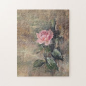 Blozende Gratie Roos Legpuzzel (Verticaal)