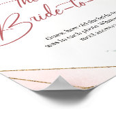 Blozende groenvoorziening goud Hoe oud was de brui Poster (Hoek)