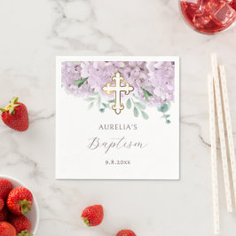 Blozende Hortensia Doopfeest Servet