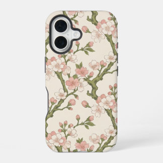 Blozende Kersenbloesemtak | Zachte Roze Bloemen iPhone 16 Hoesje