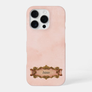 Blozende + Koraal Sierlijke Rolstijl Vintage Stijl iPhone 16 Pro Hoesje