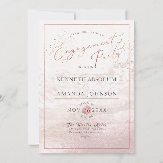 Blozende Kust / Kustlijn / Bruiloftsfeest aan het  Kaart (Voorkant)