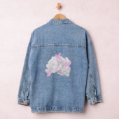 Blozende Pioenrozen en Roze Vlinders Denim Jacket (Hangar)