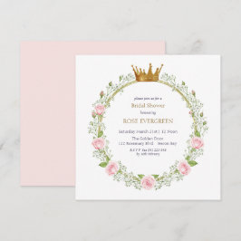 Blozende Romance: Roze Rozen en Baby's Adem Kaart