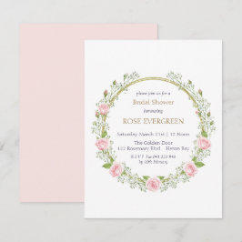 Blozende Romance: Roze Rozen en Baby's Adem Kaart