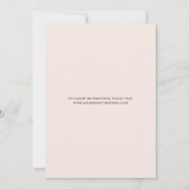 Blozende Roze Aquarel Bloem Huwelijk Sla de Datum Save The Date (Achterkant)