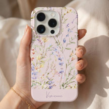 Blozende Roze Aquarel Bloemen 