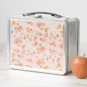 Blozende Roze Aquarel Bloemmotief