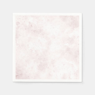 Blozende Roze Aquarel Vlek Modern Glam Bruiloft Servet