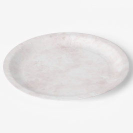 Blozende Roze Aquarel Vlek Moderne Glamour Bruilof Papieren Bordje