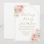 Blozende Roze Bloem Niets Gewoons Alleen Liefde  Kaart (Voorkant / Achterkant)