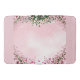 Blozende Roze Bloemen Badmat