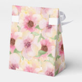 Blozende Roze Bloemen Feest Bedankdoosjes (Achterkant)