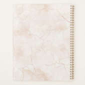 Blozende Roze Bloemen Vaas Planner (Achterkant)