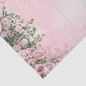 Blozende Roze Bloemig Vloeipapier Tissuepapier (Detail)