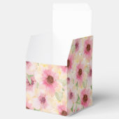 Blozende Roze Bloemige Dank Je Bedankdoosjes (Geopend)