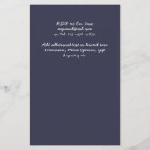 Blozende Roze Bloemige Groene Boho Bruiloft (Achterkant)