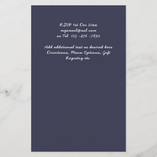 Blozende Roze Bloemige Groene Boho Bruiloft (Achterkant)