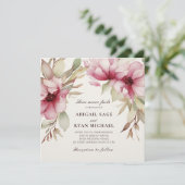 Blozende Roze Bloemige Liefde Faalt Nooit Bijbel B Kaart (Staand voorkant)