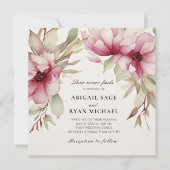 Blozende Roze Bloemige Liefde Faalt Nooit Bijbel B Kaart (Voorkant)