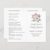 Blozende Roze Bloemige Saliebladeren Budget Bruilo (Voorkant / Achterkant)