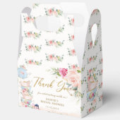 Blozende Roze Bloemige Theekrans Bruids Baby Showe Bedankdoosjes (Open)