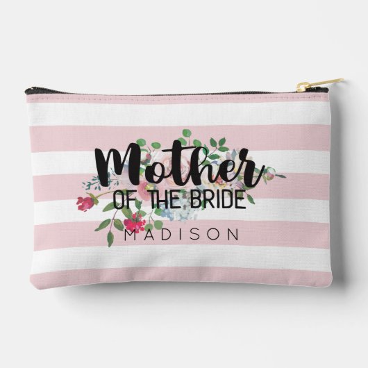 Blozende Roze Bloemige Trouw Bruid Moeder Etui (Achterkant)